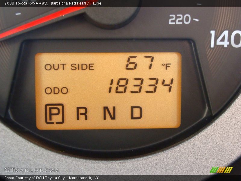 Barcelona Red Pearl / Taupe 2008 Toyota RAV4 4WD