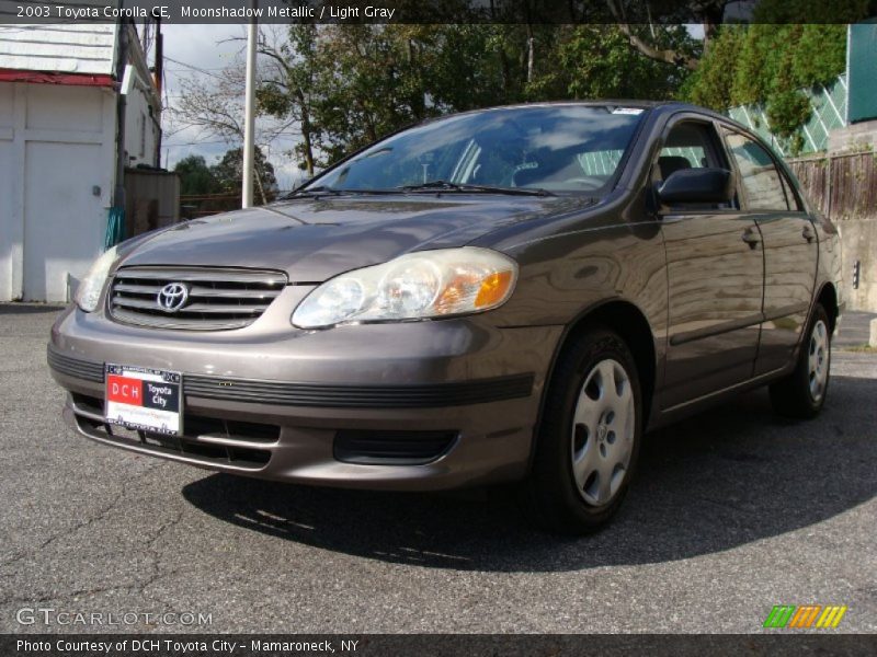 Moonshadow Metallic / Light Gray 2003 Toyota Corolla CE