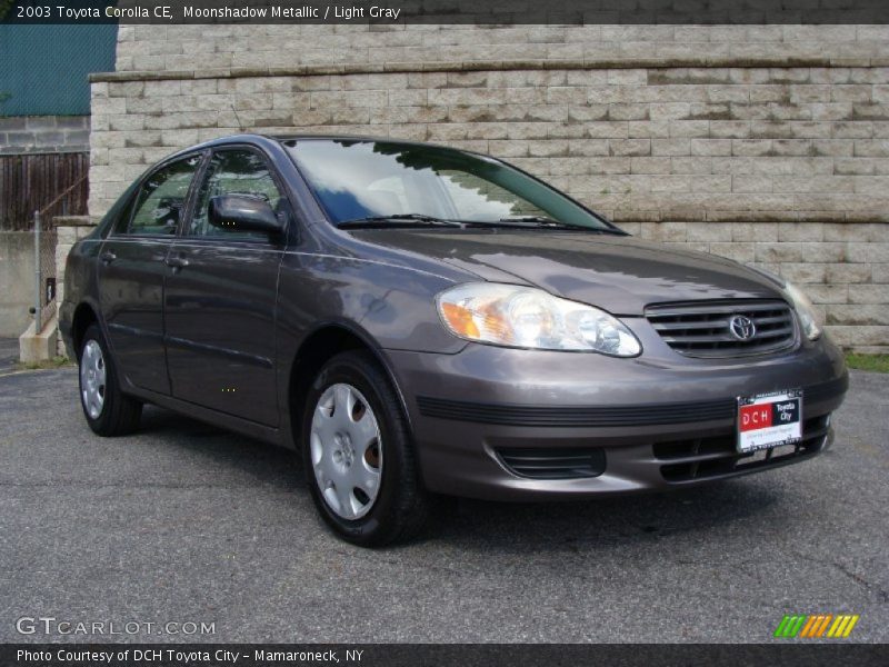 Moonshadow Metallic / Light Gray 2003 Toyota Corolla CE