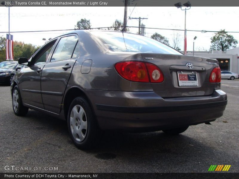 Moonshadow Metallic / Light Gray 2003 Toyota Corolla CE