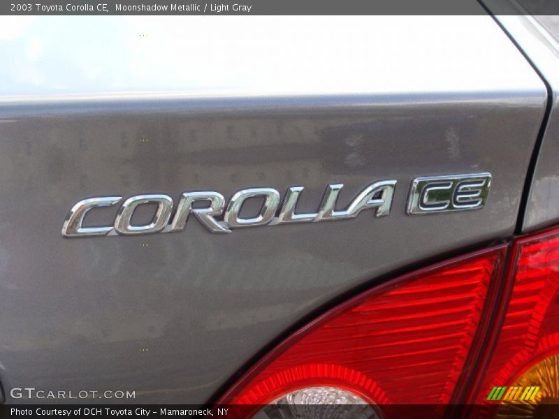 Moonshadow Metallic / Light Gray 2003 Toyota Corolla CE
