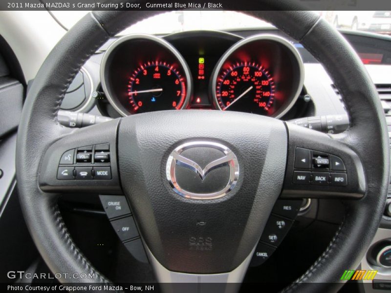  2011 MAZDA3 s Grand Touring 5 Door Steering Wheel
