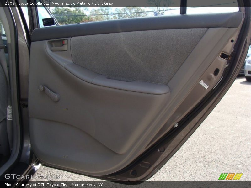 Moonshadow Metallic / Light Gray 2003 Toyota Corolla CE