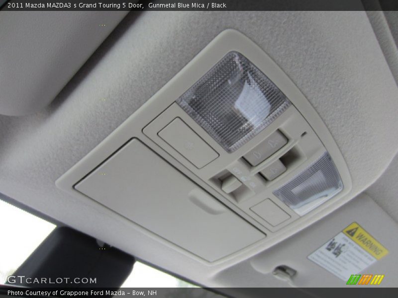 Gunmetal Blue Mica / Black 2011 Mazda MAZDA3 s Grand Touring 5 Door