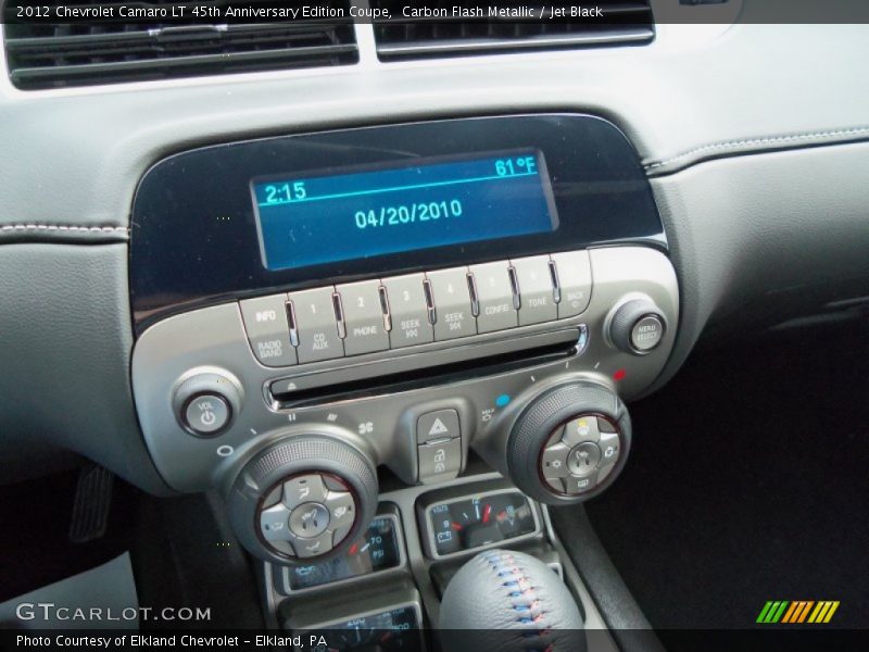 Controls of 2012 Camaro LT 45th Anniversary Edition Coupe