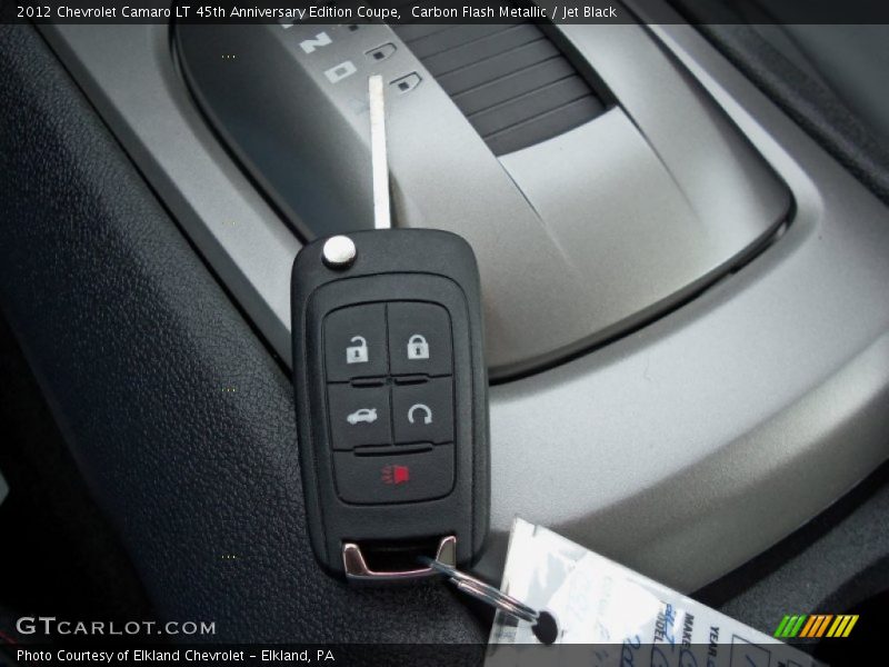 Keys of 2012 Camaro LT 45th Anniversary Edition Coupe