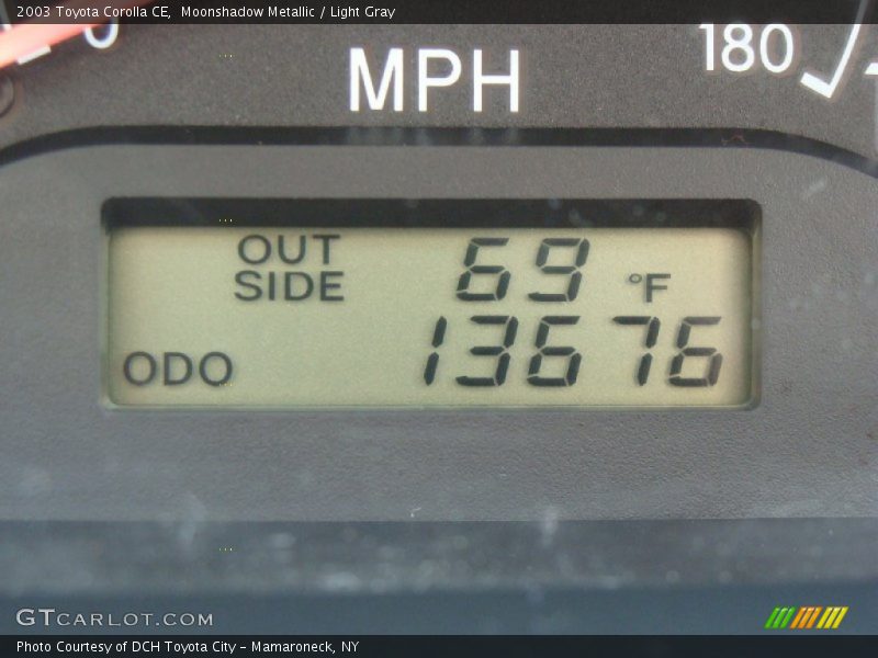 Moonshadow Metallic / Light Gray 2003 Toyota Corolla CE
