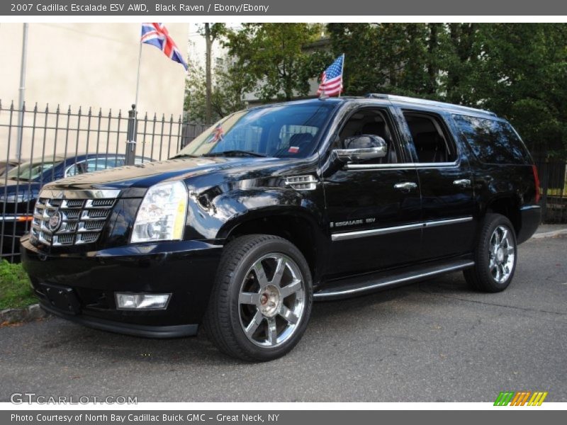 Black Raven / Ebony/Ebony 2007 Cadillac Escalade ESV AWD