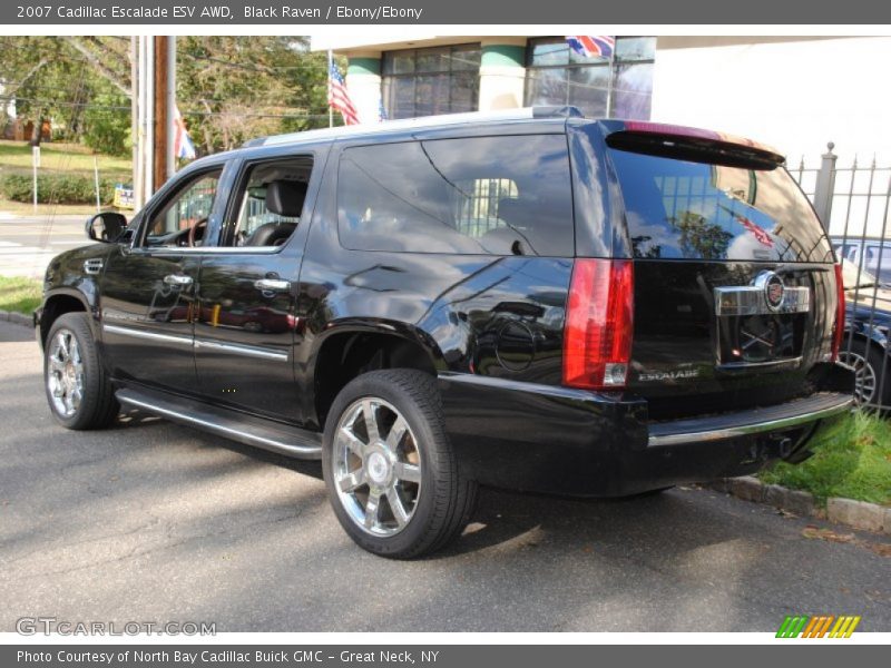 Black Raven / Ebony/Ebony 2007 Cadillac Escalade ESV AWD