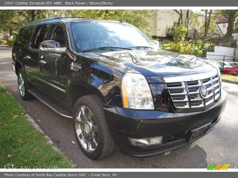 Black Raven / Ebony/Ebony 2007 Cadillac Escalade ESV AWD