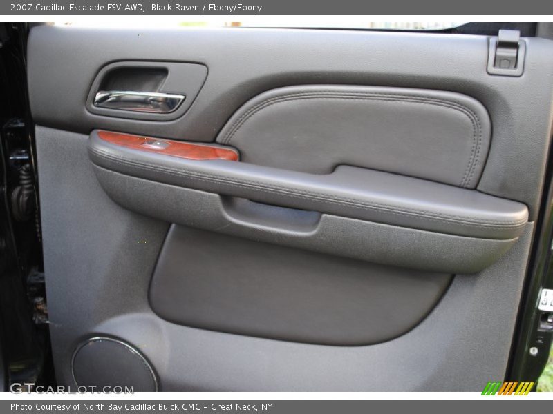 Black Raven / Ebony/Ebony 2007 Cadillac Escalade ESV AWD