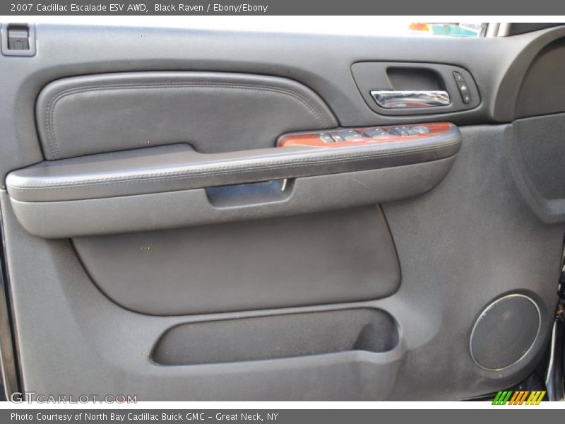 Black Raven / Ebony/Ebony 2007 Cadillac Escalade ESV AWD