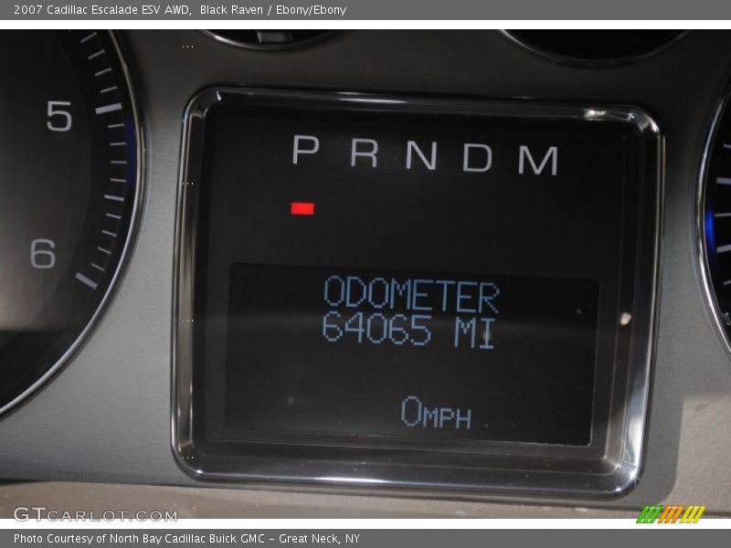 Black Raven / Ebony/Ebony 2007 Cadillac Escalade ESV AWD
