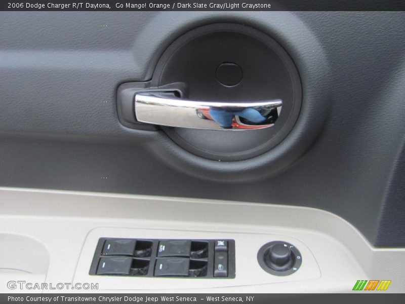 Go Mango! Orange / Dark Slate Gray/Light Graystone 2006 Dodge Charger R/T Daytona