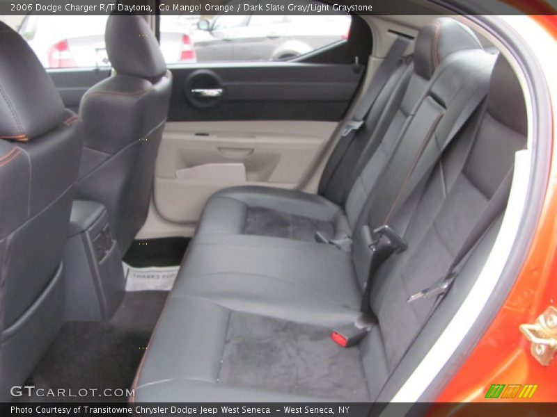 Go Mango! Orange / Dark Slate Gray/Light Graystone 2006 Dodge Charger R/T Daytona