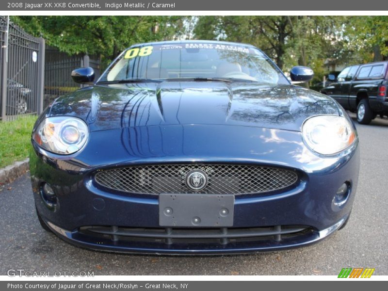Indigo Metallic / Caramel 2008 Jaguar XK XK8 Convertible