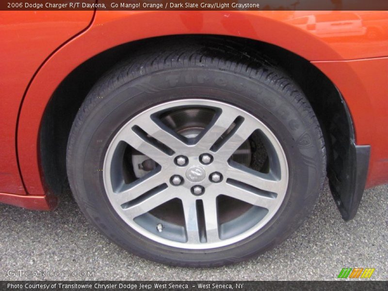 Go Mango! Orange / Dark Slate Gray/Light Graystone 2006 Dodge Charger R/T Daytona