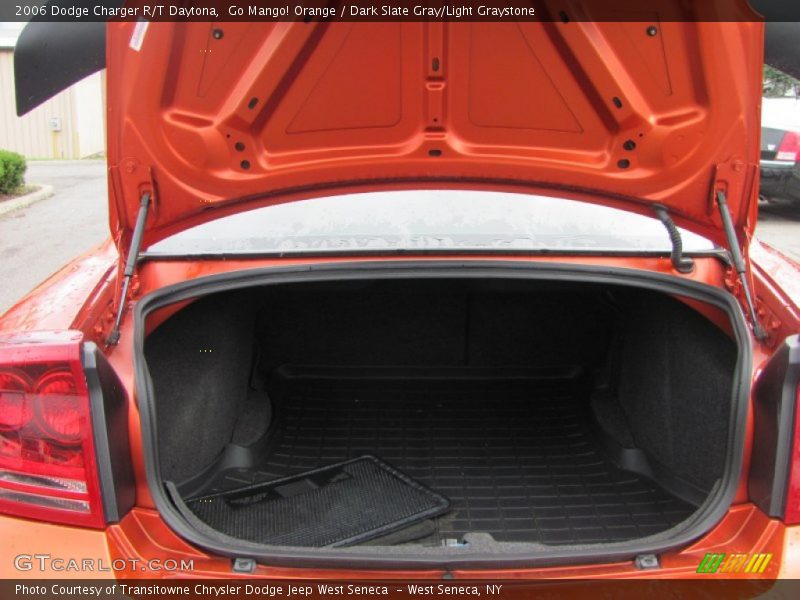Go Mango! Orange / Dark Slate Gray/Light Graystone 2006 Dodge Charger R/T Daytona