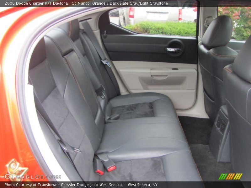 Go Mango! Orange / Dark Slate Gray/Light Graystone 2006 Dodge Charger R/T Daytona