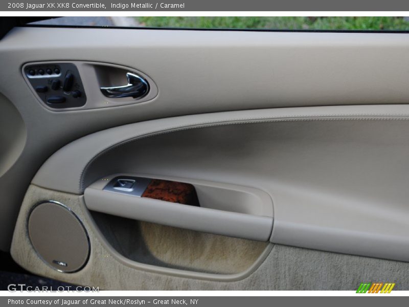 Indigo Metallic / Caramel 2008 Jaguar XK XK8 Convertible