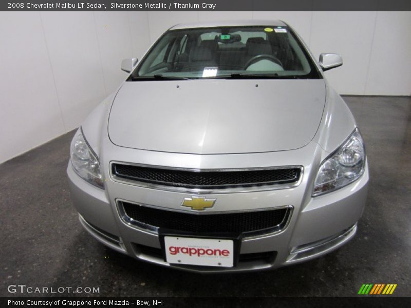 Silverstone Metallic / Titanium Gray 2008 Chevrolet Malibu LT Sedan