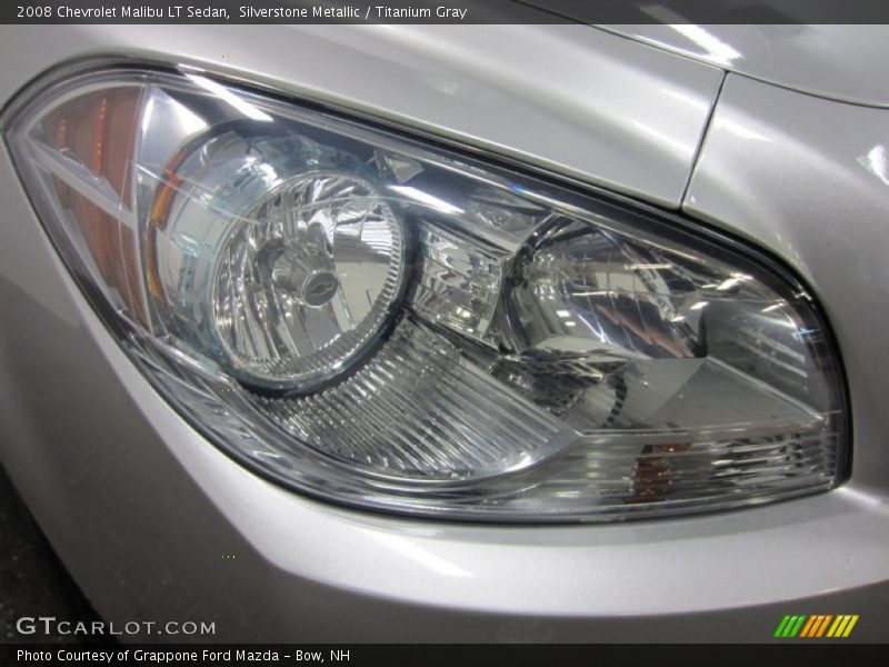 Silverstone Metallic / Titanium Gray 2008 Chevrolet Malibu LT Sedan