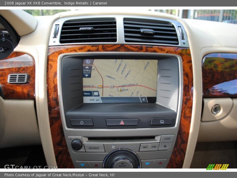 Indigo Metallic / Caramel 2008 Jaguar XK XK8 Convertible