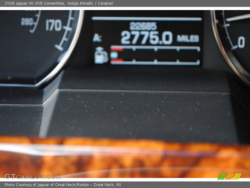Indigo Metallic / Caramel 2008 Jaguar XK XK8 Convertible