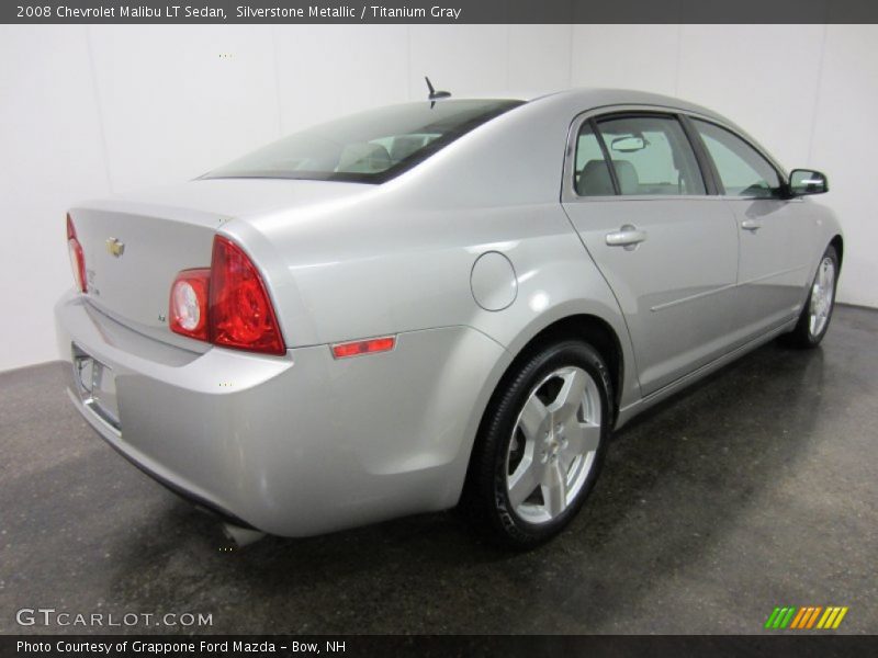 Silverstone Metallic / Titanium Gray 2008 Chevrolet Malibu LT Sedan