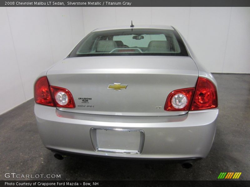 Silverstone Metallic / Titanium Gray 2008 Chevrolet Malibu LT Sedan