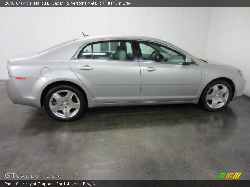 Silverstone Metallic / Titanium Gray 2008 Chevrolet Malibu LT Sedan