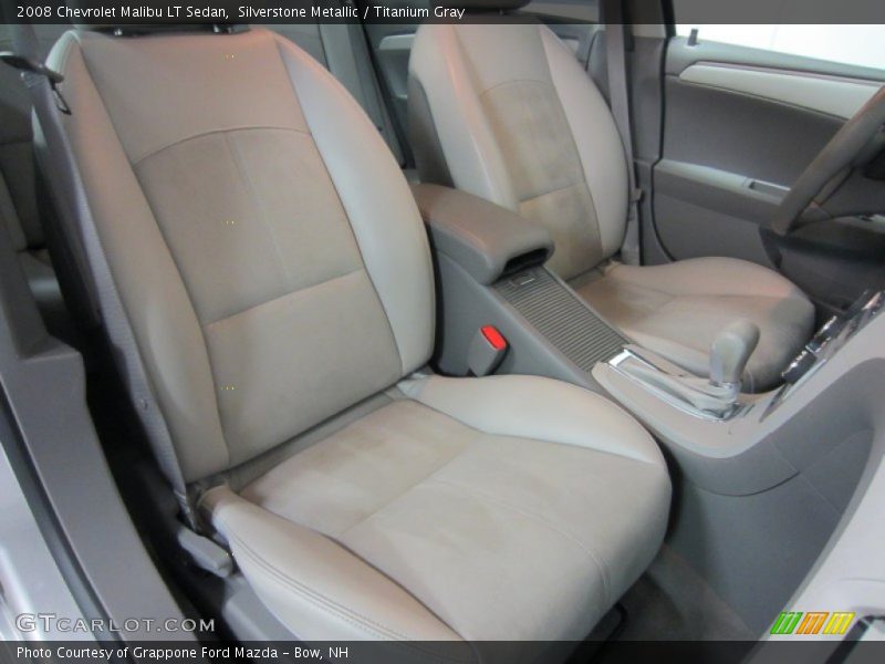 Silverstone Metallic / Titanium Gray 2008 Chevrolet Malibu LT Sedan