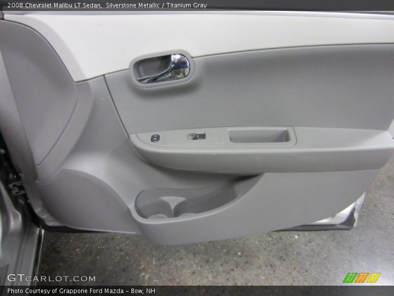 Silverstone Metallic / Titanium Gray 2008 Chevrolet Malibu LT Sedan