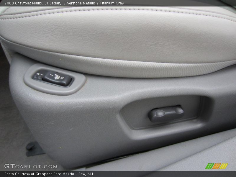 Silverstone Metallic / Titanium Gray 2008 Chevrolet Malibu LT Sedan