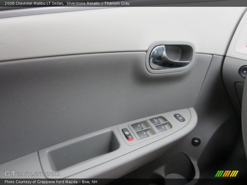 Silverstone Metallic / Titanium Gray 2008 Chevrolet Malibu LT Sedan