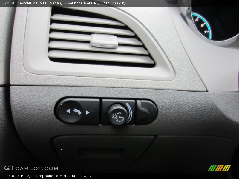 Silverstone Metallic / Titanium Gray 2008 Chevrolet Malibu LT Sedan