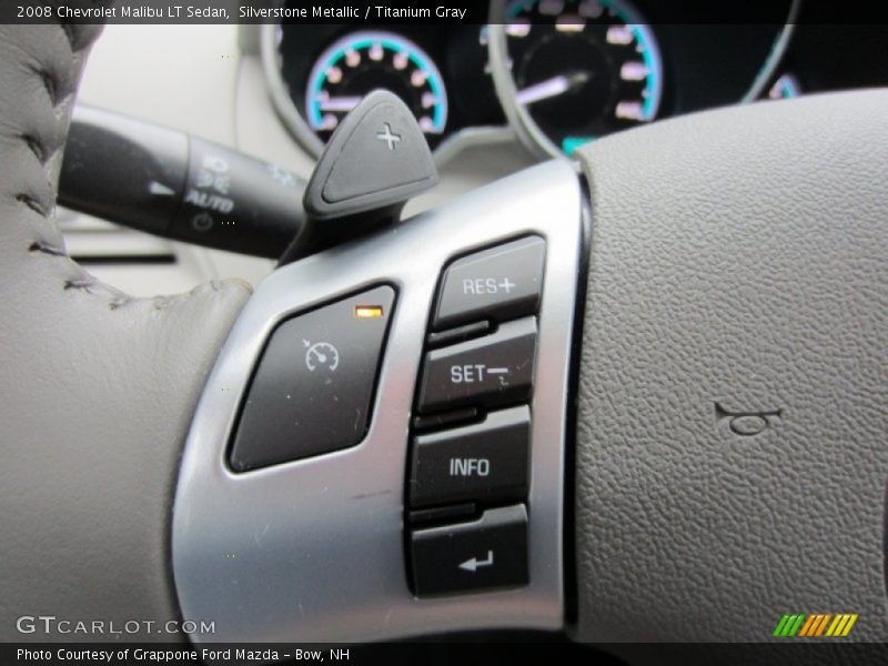 Silverstone Metallic / Titanium Gray 2008 Chevrolet Malibu LT Sedan