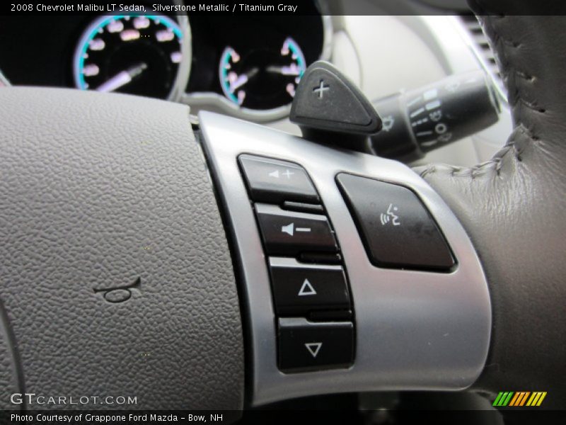 Silverstone Metallic / Titanium Gray 2008 Chevrolet Malibu LT Sedan