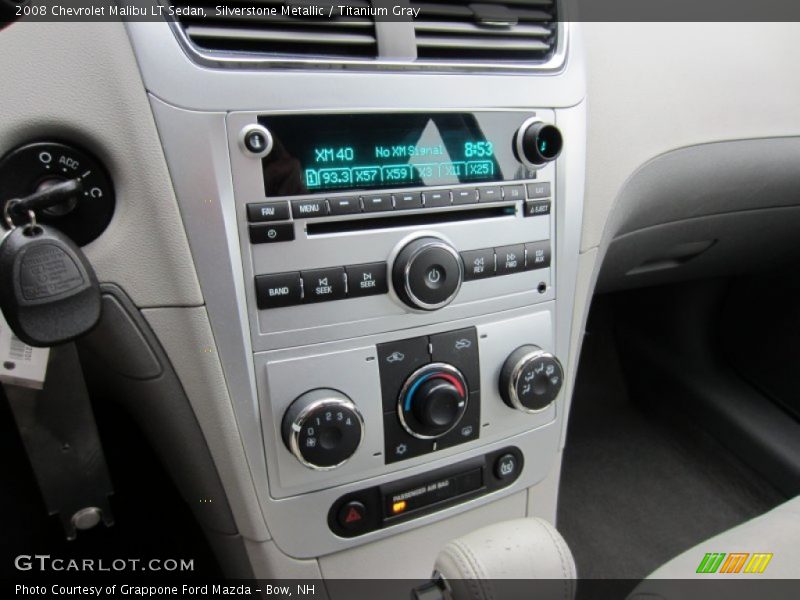 Silverstone Metallic / Titanium Gray 2008 Chevrolet Malibu LT Sedan