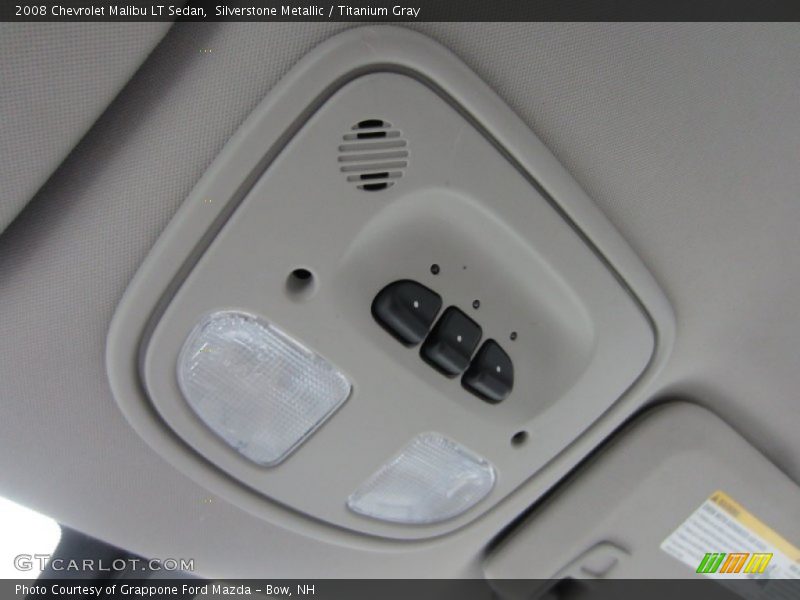 Silverstone Metallic / Titanium Gray 2008 Chevrolet Malibu LT Sedan