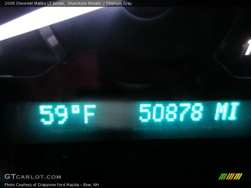 Silverstone Metallic / Titanium Gray 2008 Chevrolet Malibu LT Sedan