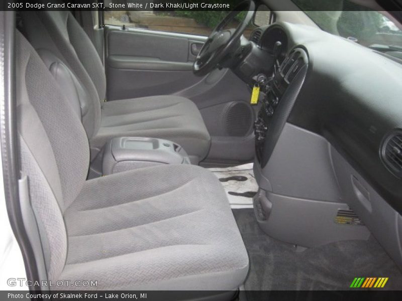 Stone White / Dark Khaki/Light Graystone 2005 Dodge Grand Caravan SXT