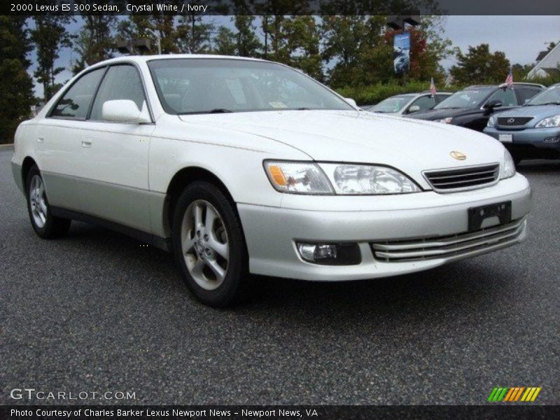 Crystal White / Ivory 2000 Lexus ES 300 Sedan