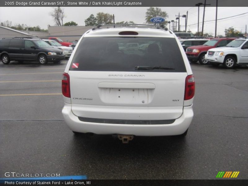 Stone White / Dark Khaki/Light Graystone 2005 Dodge Grand Caravan SXT