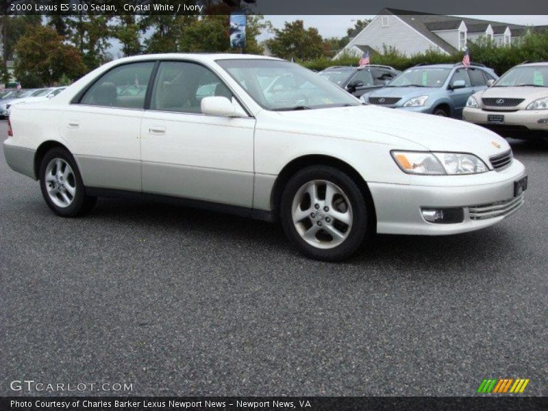 Crystal White / Ivory 2000 Lexus ES 300 Sedan