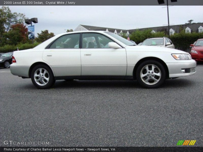 Crystal White / Ivory 2000 Lexus ES 300 Sedan
