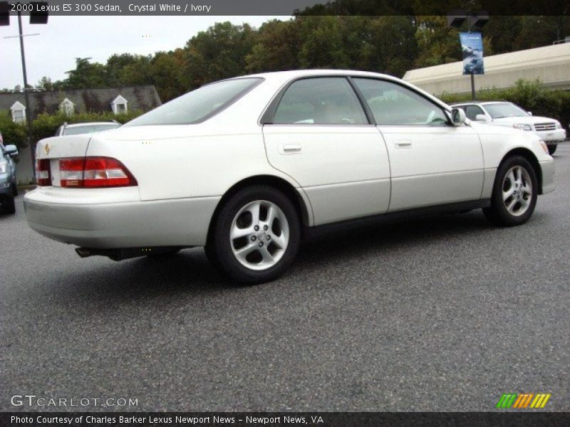 Crystal White / Ivory 2000 Lexus ES 300 Sedan