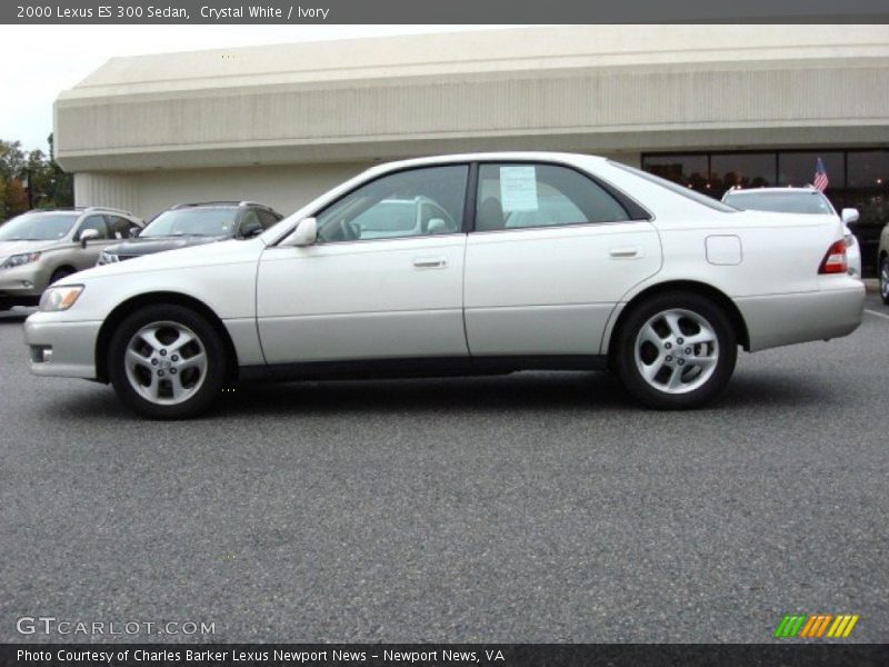 Crystal White / Ivory 2000 Lexus ES 300 Sedan