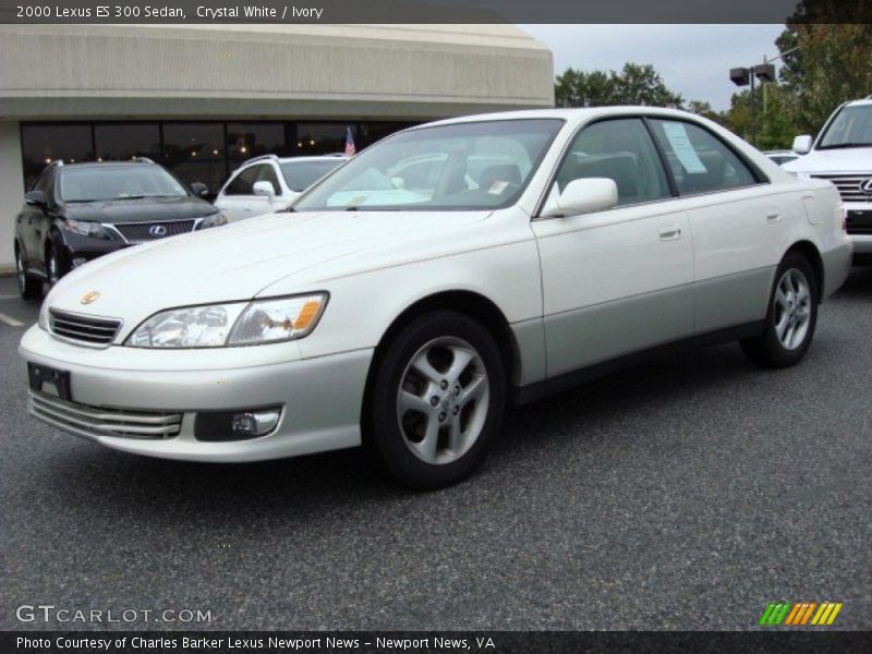 Crystal White / Ivory 2000 Lexus ES 300 Sedan
