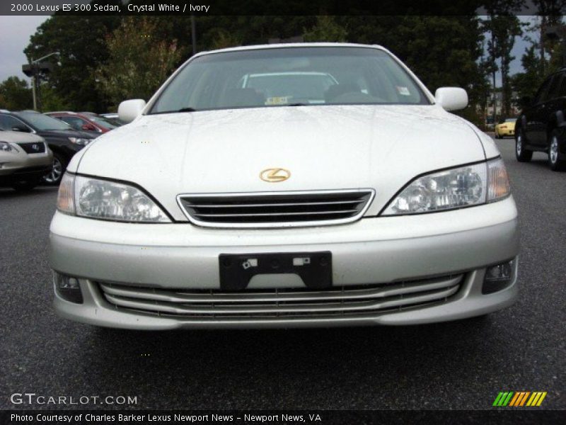 Crystal White / Ivory 2000 Lexus ES 300 Sedan